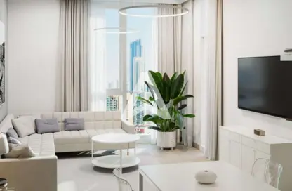 شقة - غرفة نوم - 2 حمامات للبيع في برج سينشري - الخليج التجاري - دبي