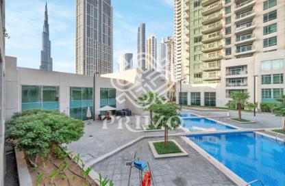 Apartment - Studio - 1 Bathroom for rent in Burj Views podium - Burj Views - Downtown Dubai - Dubai