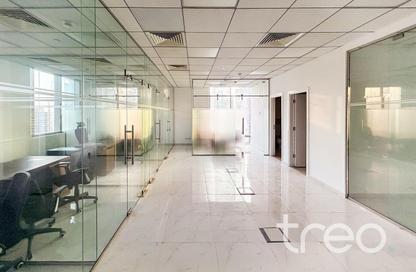 Office Space - Studio - 1 Bathroom for rent in The Prism - Business Bay - Dubai