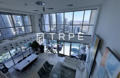 شقة - 3 غرف نوم - 4 حمامات للايجار في A برج الجواهر - أبراج الجواهر التوأم - دبي مارينا - دبي