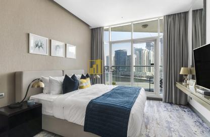 Apartment - Studio - 1 for rent in Damac Maison Prive B - Damac Maison Prive - Business Bay - Dubai