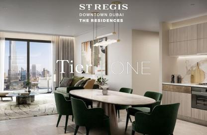 Apartment - 2 Bedrooms - 3 Bathrooms for sale in The St. Regis Residences - Tower 1 - St Regis The Residences - Burj Khalifa Area - Downtown Dubai - Dubai Apartment - 2 Bedrooms - 3 Bathrooms for sale in The St. Regis Residences - Tower 1 - St Regis The Residences - Burj Khalifa Area - Downtown Dubai - Dubai
