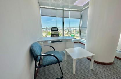 Office Space - Studio - 2 Bathrooms for rent in Junaibi Tower - Al Danah - Abu Dhabi