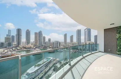 شقة - 3 غرف نوم - 5 حمامات للايجار في B برج الجواهر - أبراج الجواهر التوأم - دبي مارينا - دبي