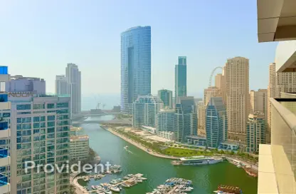 Apartment - 1 Bedroom - 2 Bathrooms for rent in Escan Tower - Dubai Marina - Dubai
