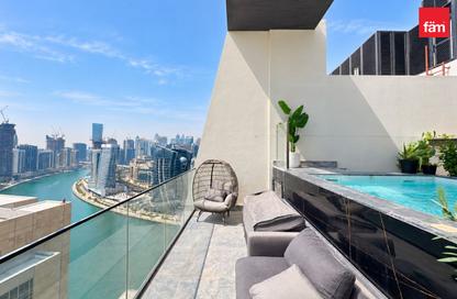 Penthouse - 2 - 2 for rent in Binghatti Canal - Business Bay - Dubai