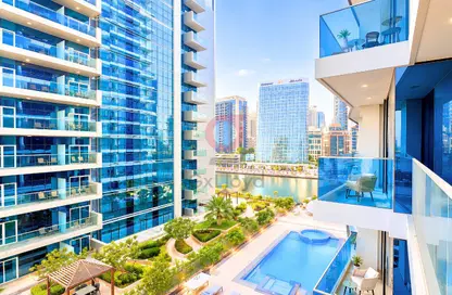 Apartment - 1 Bedroom - 2 Bathrooms for rent in Waves Tower - Business Bay - Dubai