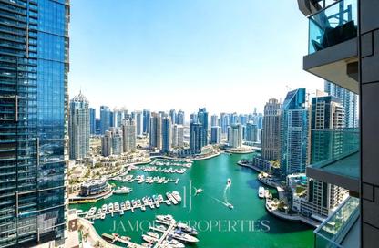 Apartment - 3 - 4 for rent in Damac Heights - Dubai Marina - Dubai