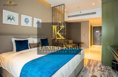 Apartment - Studio - 1 for rent in Damac Maison Prive A - Damac Maison Prive - Business Bay - Dubai