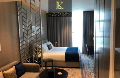 Apartment - Studio - 1 Bathroom for rent in Damac Maison Prive A - Damac Maison Prive - Business Bay - Dubai
