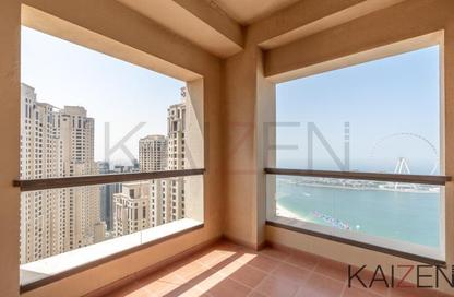 Apartment - 4 Bedrooms - 5 Bathrooms for rent in Bahar 5 - Bahar - Jumeirah Beach Residence - Dubai