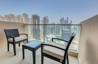 Apartment - 1 Bedroom - 1 Bathroom for rent in Dubai Marina Mall Hotel - Dubai Marina - Dubai