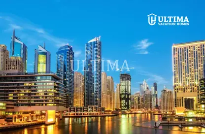 شقة - غرفة نوم - 2 حمامات للايجار في برج B  - مارينا فيو - مارينا فيو - دبي مارينا - دبي