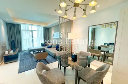 Apartment - 1 Bedroom - 2 Bathrooms for rent in Damac Maison Prive A - Damac Maison Prive - Business Bay - Dubai