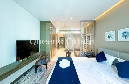 Apartment - Studio - 1 Bathroom for rent in Damac Maison Prive A - Damac Maison Prive - Business Bay - Dubai