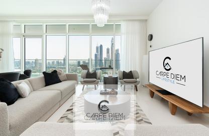 Apartment - 3 Bedrooms - 4 Bathrooms for rent in Sunrise Bay Tower 1 - Sunrise Bay - Emaar Beachfront - Dubai Harbour - Dubai