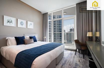 Apartment - Studio - 1 Bathroom for rent in Damac Maison Prive B - Damac Maison Prive - Business Bay - Dubai
