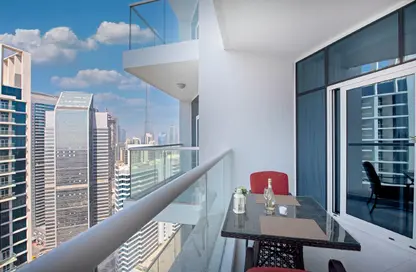 شقة - غرفة نوم - 2 حمامات للايجار في بريفه باي داماك (بي) - داماك مايسون برايف - الخليج التجاري - دبي