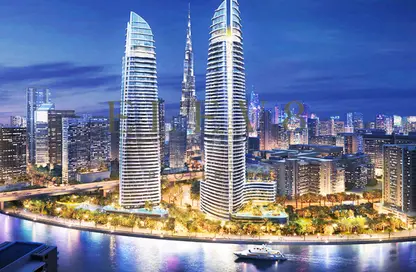 شقة - غرفة نوم - 2 حمامات للبيع في مرتفعات القناة - الخليج التجاري - دبي