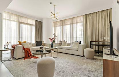 شقة - 3 غرف نوم - 5 حمامات للايجار في برج Marina Vista 1 - مارينا فيستا - إعمار بيتشفرونت - دبي هاربور - دبي