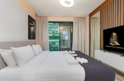 Apartment - Studio - 1 Bathroom for rent in Ahad Residences - Business Bay - Dubai