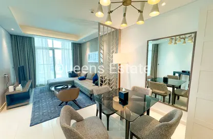 شقة - غرفة نوم - 2 حمامات للايجار في بريفه باي داماك (ايه) - داماك مايسون برايف - الخليج التجاري - دبي