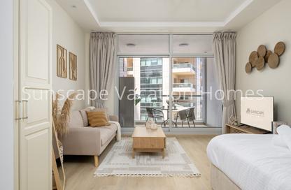 Apartment - Studio - 1 Bathroom for rent in Skyview Tower - Dubai Marina - Dubai