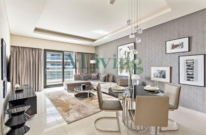 شقة - غرفة نوم - 1 حمام للايجار في تاور B - داماك تاورز من باراماونت - الخليج التجاري - دبي