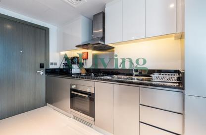 Apartment - Studio - 1 Bathroom for rent in Damac Maison Prive B - Damac Maison Prive - Business Bay - Dubai