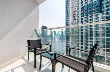 Apartment - Studio - 1 Bathroom for rent in Damac Maison Prive B - Damac Maison Prive - Business Bay - Dubai