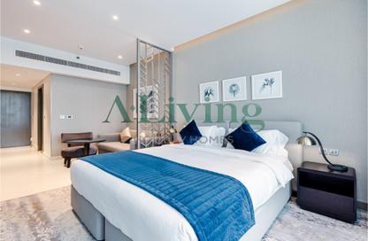 Apartment - Studio - 1 Bathroom for rent in Damac Maison Prive B - Damac Maison Prive - Business Bay - Dubai