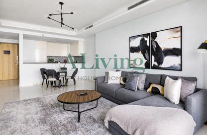 Apartment - 2 - 2 for rent in Paramount Tower Hotel  and  Residences - Business Bay - Dubai