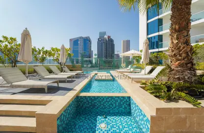 Apartment - Studio - 1 Bathroom for rent in Damac Maison Prive A - Damac Maison Prive - Business Bay - Dubai