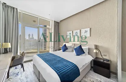 Apartment - Studio - 1 Bathroom for rent in Damac Maison Prive B - Damac Maison Prive - Business Bay - Dubai