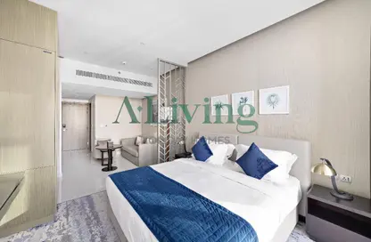 Apartment - Studio - 1 Bathroom for rent in Damac Maison Prive A - Damac Maison Prive - Business Bay - Dubai