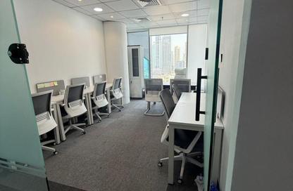 Office Space - Studio - 1 Bathroom for rent in The Prime Tower - Business Bay - Dubai