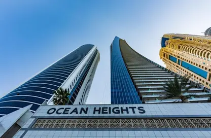 شقة - 3 غرف نوم - 4 حمامات للايجار في أوشن هايتس - دبي مارينا - دبي