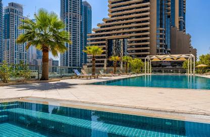 Apartment - 1 Bedroom - 2 Bathrooms for rent in Iris Blue - Dubai Marina - Dubai