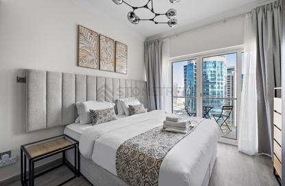 Apartment - Studio - 1 for rent in Lake View Tower - JLT Cluster B - Jumeirah Lake Towers - Dubai