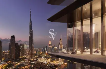بنتهاوس - 4 غرف نوم - 5 حمامات للبيع في فندق وريزيدنس باكارات دبي - برج خليفة - وسط مدينة دبي - دبي