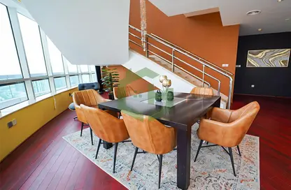 دوبلكس - 4 غرف نوم - 4 حمامات للايجار في برج هورايزون - دبي مارينا - دبي