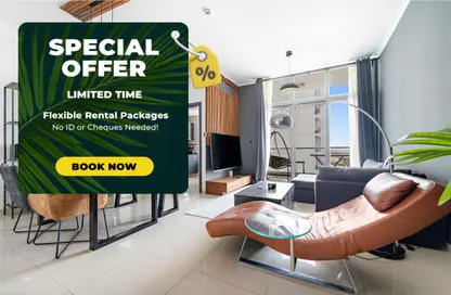 Apartment - 1 Bedroom - 1 Bathroom for rent in DEC Tower 1 - DEC Towers - Dubai Marina - Dubai