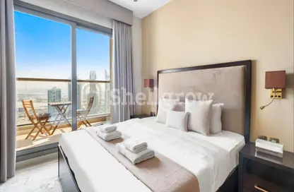 Apartment - Studio - 1 Bathroom for rent in Elite Downtown Residence - Downtown Dubai - Dubai