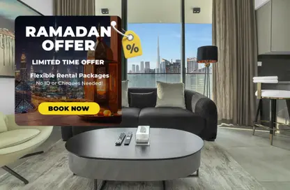 Apartment - 1 Bedroom - 2 Bathrooms for rent in The Paragon by IGO - Business Bay - Dubai