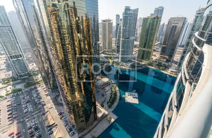 شقة - غرفة نوم - 1 حمام للايجار في برج كونكورد - (JLT) مجمع H - أبراج بحيرات الجميرا - دبي