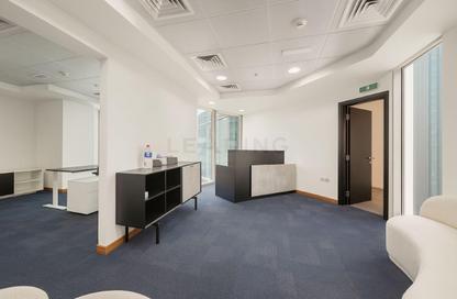 Office Space - Studio - 1 Bathroom for rent in The Binary Tower - Business Bay - Dubai
