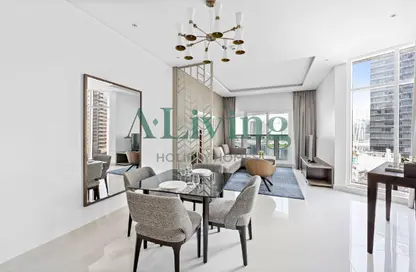 Apartment - 1 Bedroom - 1 Bathroom for rent in Damac Maison Prive A - Damac Maison Prive - Business Bay - Dubai