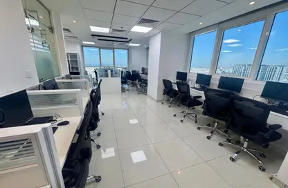 Office Space - Studio - 4 Bathrooms for rent in Aspin Tower - Sheikh Zayed Road - Dubai
