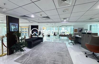 Office Space - Studio - 1 Bathroom for rent in The Binary Tower - Business Bay - Dubai