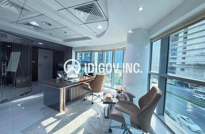 Office Space - Studio - 1 Bathroom for rent in The Binary Tower - Business Bay - Dubai